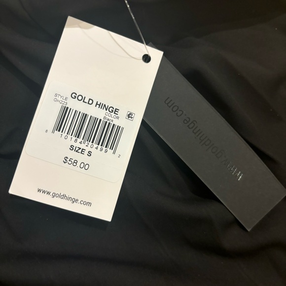 Gold Hinge Black Pleated Athletic Skirt - Picture 6 of 6